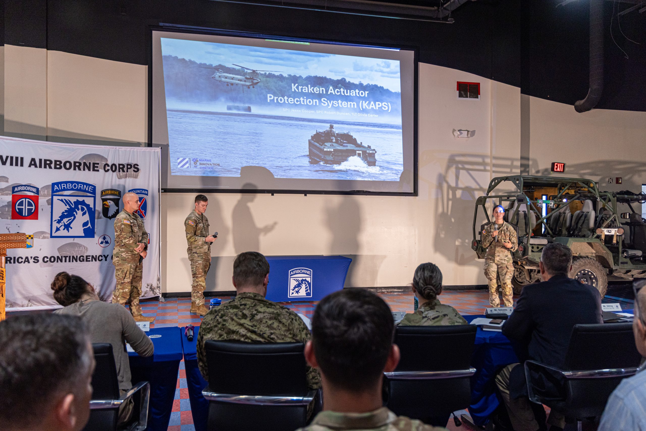 洋楽 Apprehended Soldiers In the XVIII Airborne Corps, military tech is developed by soldiers