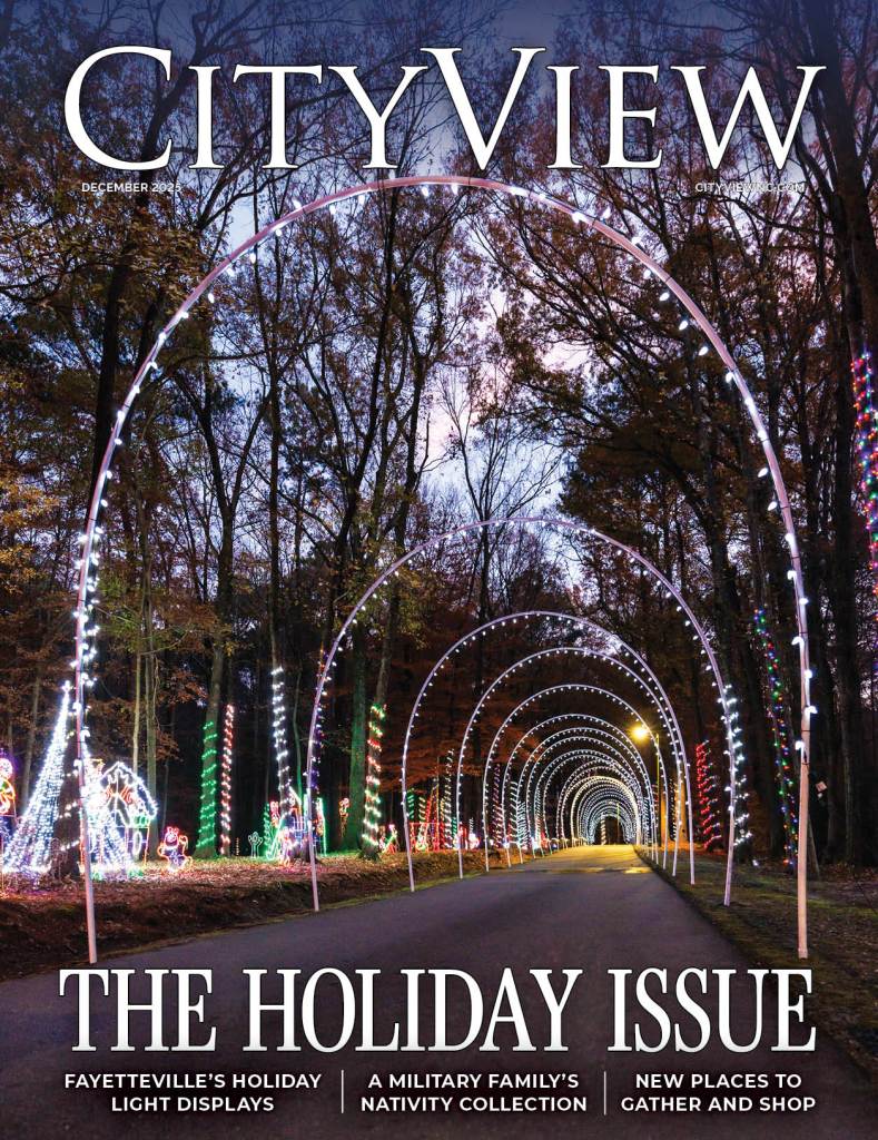 A drive through light display