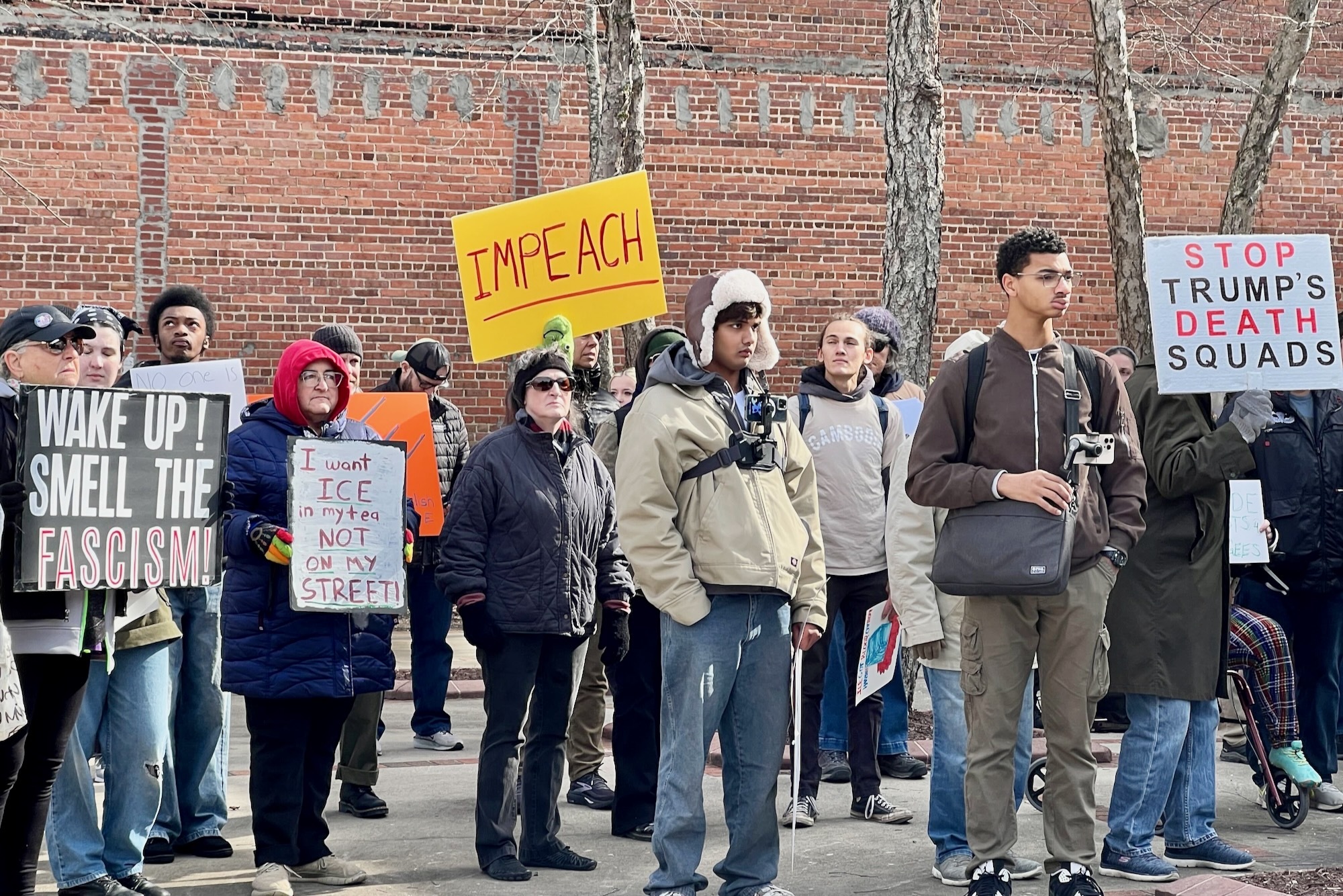 ‘Enough Is Enough’: Fayetteville Students Rally Against ICE at City Hall Protest